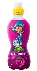 Hello The Simpsons Malinový nápoj s přídavkem vitaminu C 330ml