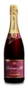 Bohemia Sekt Demi Sec jakostní šumivé víno červené 0,75l