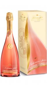 Bohemia Sekt Prestige Rosé Brut dárkové balení, lahev 0,75l