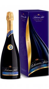 Bohemia Sekt Prestige Brut dárkové balení, lahev 0,75l