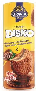 Opavia sušenky Disko kakaové čokoládová náplň 169g
