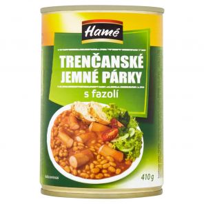 Hamé Trenčanské jemné párky s fazolí 410g