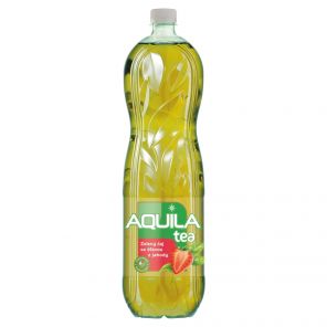 Aquila Tea Zelený čaj se šťávou z jahody 1,5l