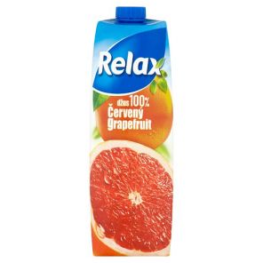 Džus Relax červený grapefruit 100% 1l