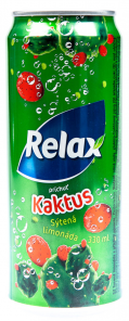 Relax Sycená limonáda příchuť kaktus 330ml