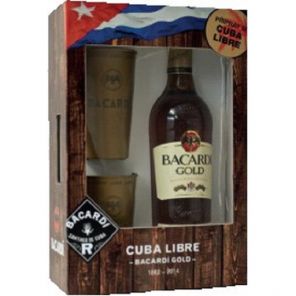 Rum Bacardi Gold 0.7l 2plecháč