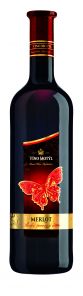 Víno Motýl Merlot, lahev 0,75l