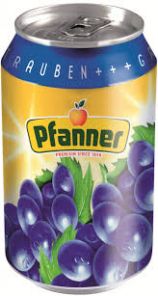 PFANNER Hrozno 50% 0,33l PLECH