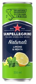 Sanpellegrino Citrón-máta 0,33l plech