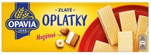 Opavia Zlaté Oplatky nugátová náplň 146g