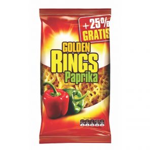 Rings paprika 80g+25% Golden Snack