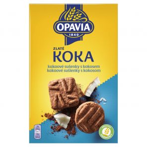 Opavia Zlaté Koka sušenky s kokosem a kakaem 180g