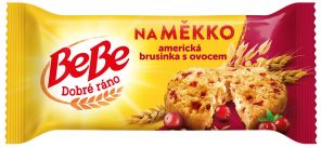 Opavia cereální bochánek BeBe Dobré Ráno Naměkko brusinka a ovoce 50g