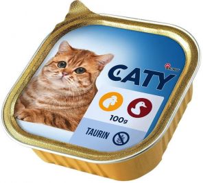 Caty paštika pro kočky kuřecí/kachní 100g