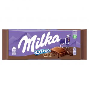 Milka čokoláda Oreo Choco mléčná, náplň kakao a sušenky 100g