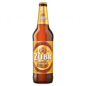 Zubr Gold světlé výčepní pivo 0,5l