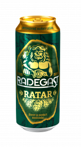 Radegast Ratar, plech 0,5l