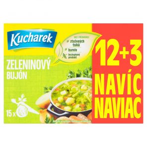 Kucharek Zeleninový bujón 15 ks 150g