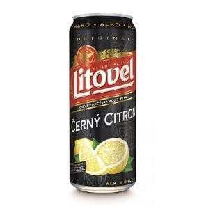 Litovel Originál černý citron 0,5l