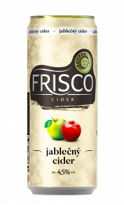 Frisco Jablečný Cider, plech 0,33l