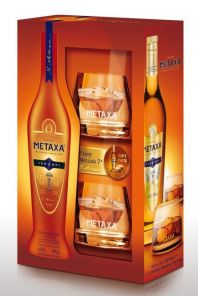 Metaxa 7* 40% 0,7l + sklo