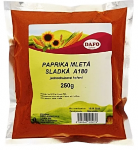 PAPRIKA SLADKÁ A180 250g DAFO