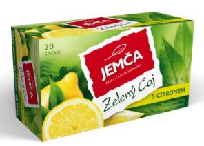 Jemča Zelený čaj s citronem 20 x 1,5g