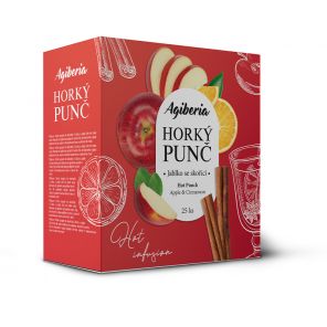 Horký punč Jablko+skořice 25x20g Agiberia