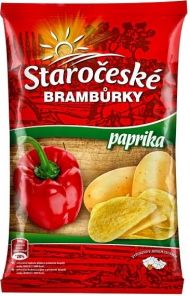 Golden Snack Staročeské brambůrky paprika 80g