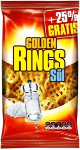 Golden Snack Golden rings sůl 100g