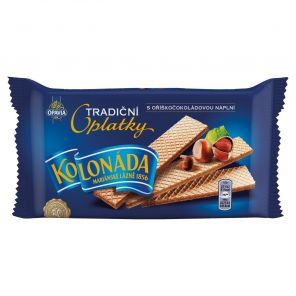 Opavia oplatky Kolonáda oříškočokoládové 140g