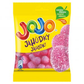 JOJO Jahůdky želé bonbóny s jahodovou příchutí 80g