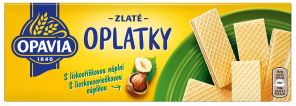 Opavia Oplatky Zlaté lískooříšková náplň 146g