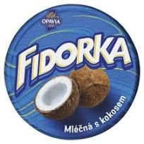 FIDORKA mléčná s kokosem 30g