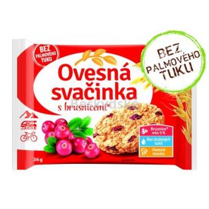 Ovesná svačinka s brusinkami 36g