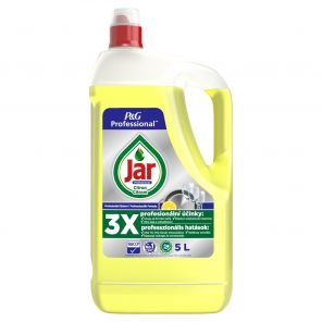 Jar Professional Washing Up Liquid Lemon Bulk 5L