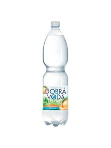 DOBRA VODA MANDARINKA JEMNE PERLIVA 1,5L PET