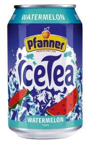 PFANNER ICE TEA WATERMELON 0,33L PLECH