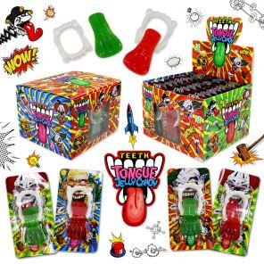 ŽELÉ TEETH TONGUE JELLY CANDY 6g