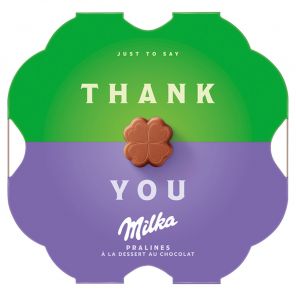 Milka bonboniéra Thank You, kakaová náplň 44g