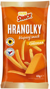 Hranolky Cheddar 65g GOLDEN SNACK