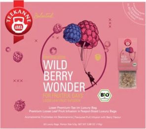 TEEKANNE Wild Berry Wonder Organic Luxury Bag 20x5.5g