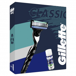 Gillette Dárková sada Mach3 a pěna na holení