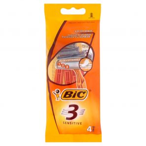 Bic 3 Sensitive Holicí strojek se 3 břity 4 ks