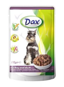 Dax krůta+kachna 100g kapsička pro psy